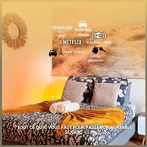 Appartement Les Dunes Ideal Couple,solo,famille&pro Vitry-sur-Seine